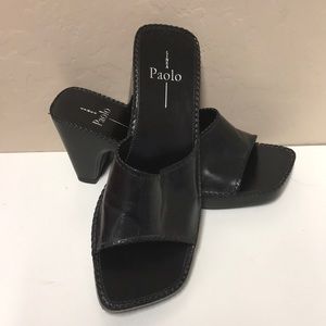 Lines Paolo black mules. Worn a couple times